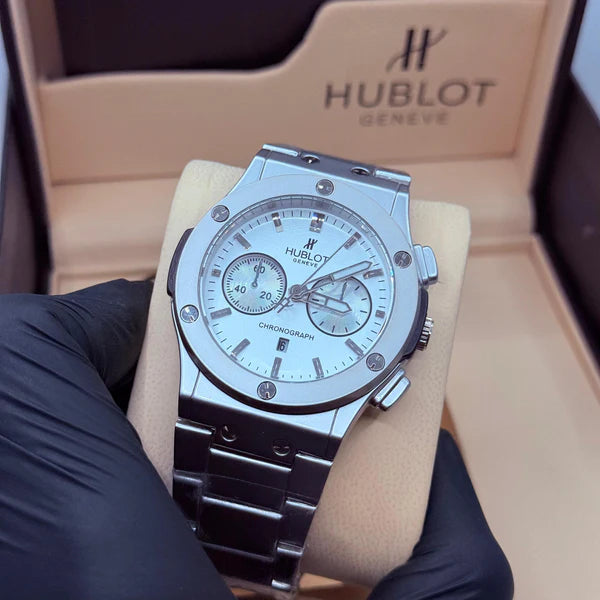 Hublot circle dail white colour